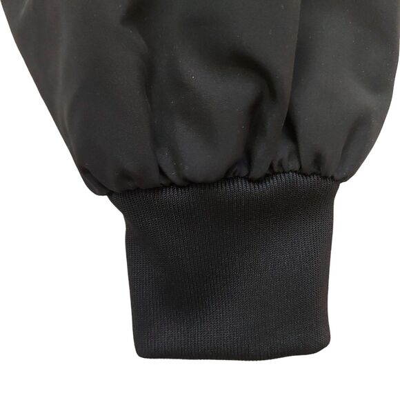 Augusta Sportswear Micro Poly Windshirt Mens Medium Black Water Resistant - Picture 8 of 12